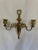English Mid 20th Century Solid Brass Wall Candle Sconces, Made in England - a Pair For Sale - Image 3 of 12