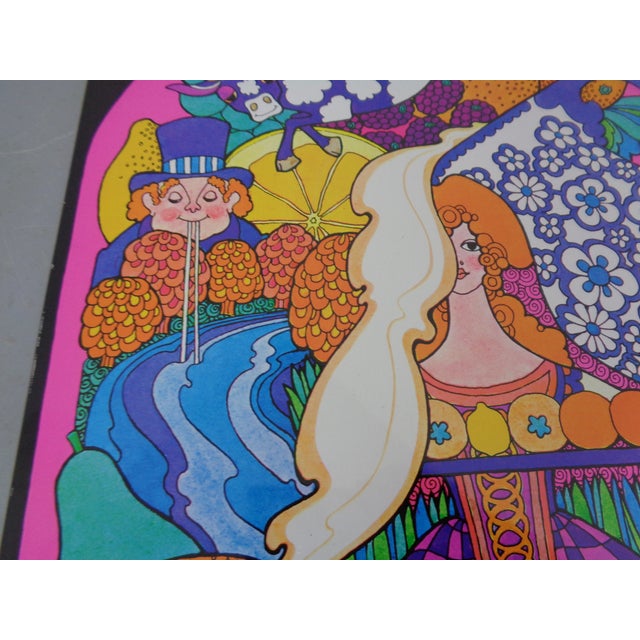 Psychedelic JRM Tinprint Metal Picture by Ivan Ripley, 1960s For Sale - Image 10 of 18