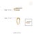 18k Yellow Gold Open Wrap Round Brilliant Diamond Bypass Ring Size 5 For Sale - Image 10 of 14