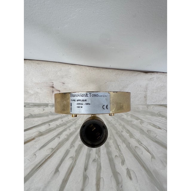 1980s Barovier & Toso Murano Glass Sconces - 2 For Sale - Image 4 of 18