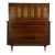 Mid Century Modern Highboy Dresser With Caned Front For Sale