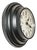 Antique Black Wall Clock with White Dial Face from International Time Recording Co. Ltd London, 1920s For Sale