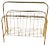 Mid-Century Brass Magazine Rack For Sale