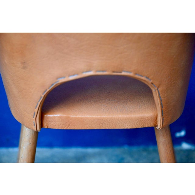 Mid-Century French Barrel-Shaped Childrens Chair, 1950s For Sale - Image 10 of 11