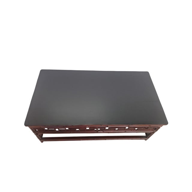 Vintage Bamboo Kang Coffee Table For Sale In Greensboro - Image 6 of 6