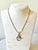 Vintage Sterling Silver Moon Stone Pendant Necklace For Sale - Image 4 of 4