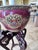 Wood Chinese Export Porcelain Fishbowls on Carved Wood Stands - A Pair For Sale - Image 7 of 7