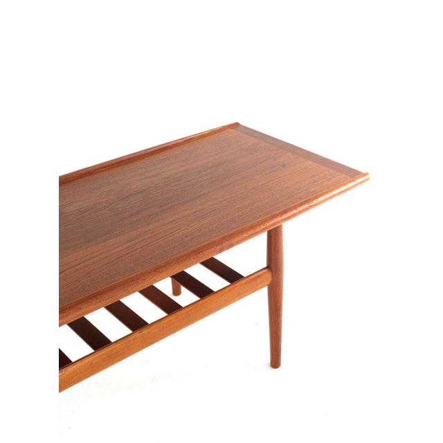 Brown Coffee Table by Grete Jalk for Glostrup, 1960s For Sale - Image 8 of 12