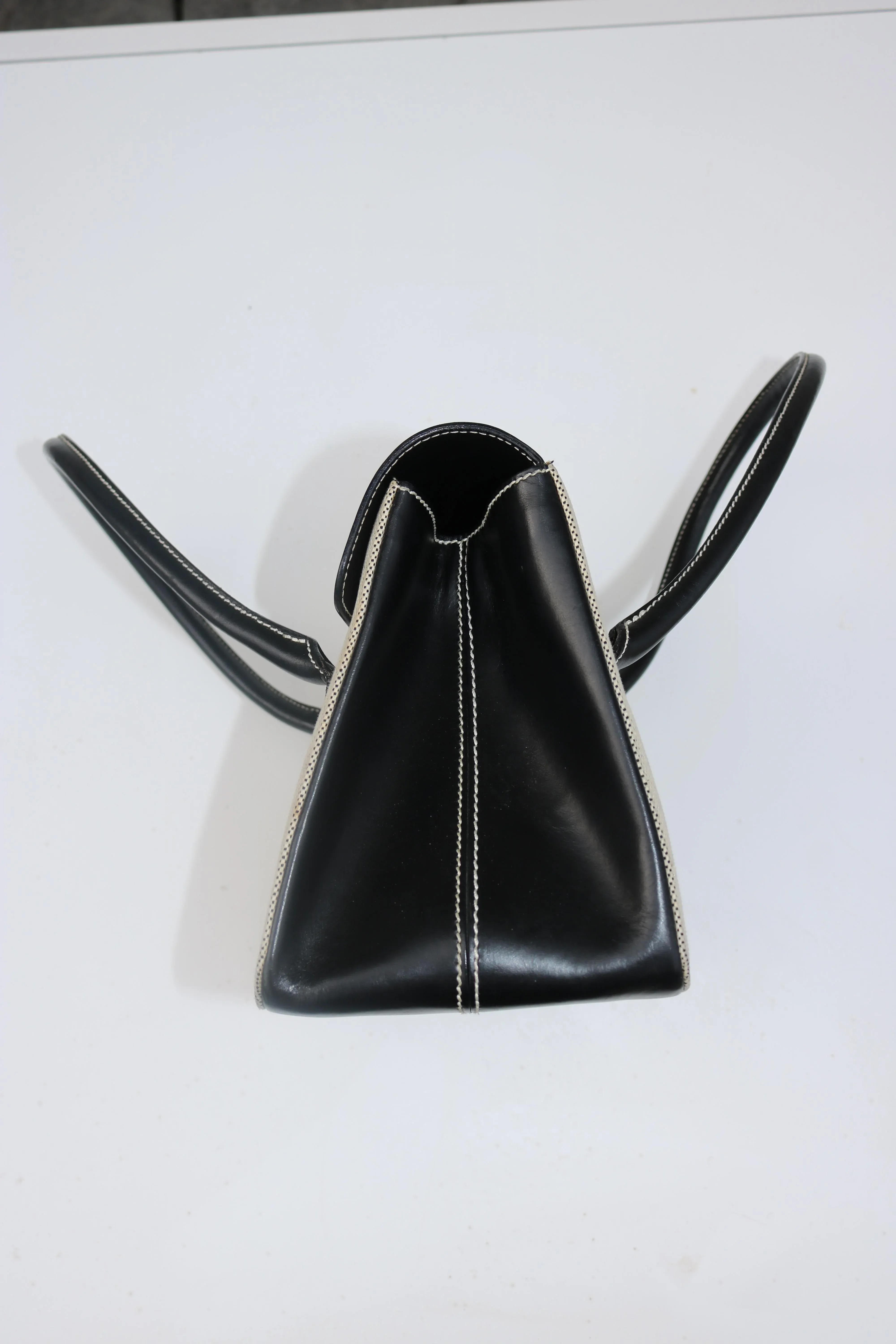 Late 20th Century Lambertson Truex Made in Italy Two Tone Leather