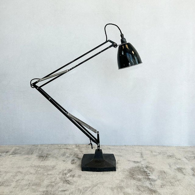 Black Model 1209 Anglepoise Desk Lamp by Herbert Terry, 1930s For Sale - Image 12 of 12
