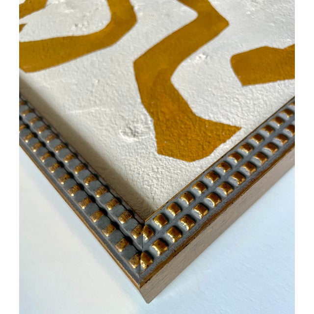 2025 "Dente Di Leone" Abstract Botanical Painting on Canvas by Artist r.k. Red For Sale - Image 4 of 4