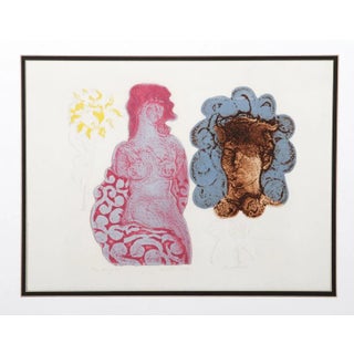 Bumbeck Intaglio Aquatint Etching - "Madrigale" For Sale