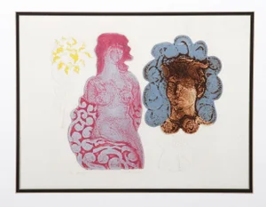Bumbeck Intaglio Aquatint Etching - "Madrigale"