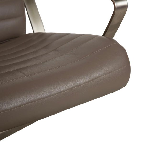 Animal Skin Wing Armchair in Leather from BoConcept For Sale - Image 7 of 16