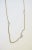 Antique Old European Cut Diamond Necklace, Five Bezel-Set Diamonds, 14k Gold Chain For Sale In New York - Image 6 of 12