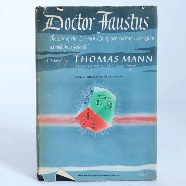 Paper Vintage Doctor Faustus by Thomas Mann Book For Sale - Image 7 of 9