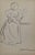 Pierre Georges Jeanniot, Figure, Pencil Drawing, Early 20th Century For Sale