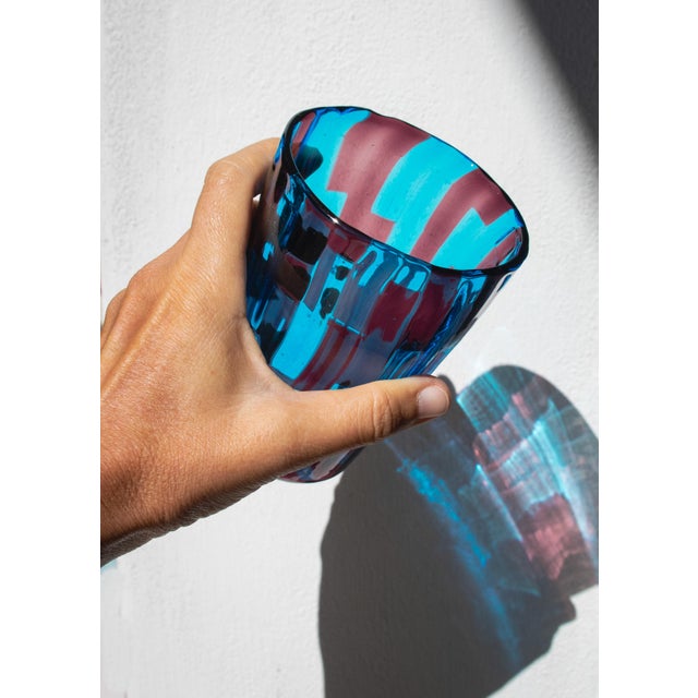 Drinking Glasses in Murano Glass by Maryana Iskra for Ribes the Art of Glass, 2004, Set of 6 For Sale - Image 4 of 18