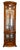 Vintage-Style Tall Oak Curio Display Cabinet W/ Illuminated Glass Shelves, Magnetic Doors & Antique Brass Knobs For Sale - Image 14 of 18
