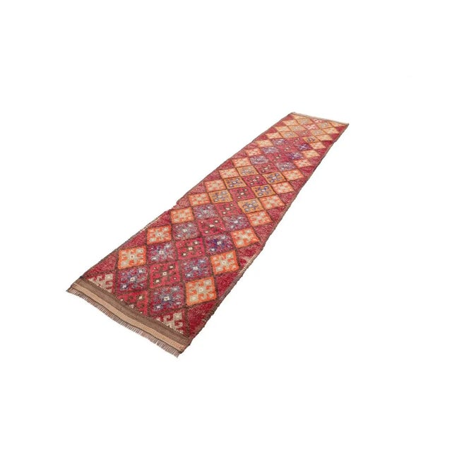 Mid-Century Modern Mid 20th Century Vintage Runner For Sale - Image 3 of 7