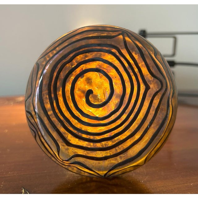 Glass Art Nouveau Glass Vase, 1890s For Sale - Image 7 of 18