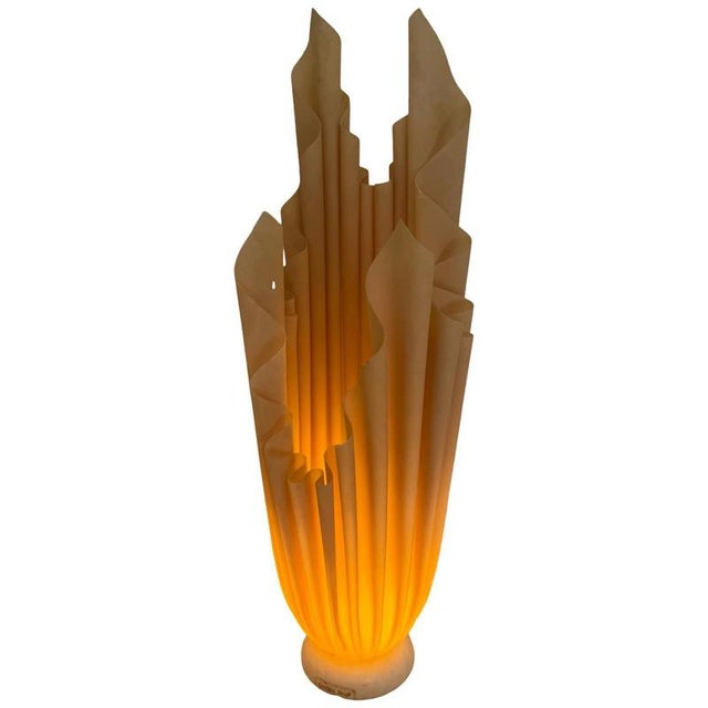 Handkerchief shaped lamp by Georgia Jacobs, produced under the name Athena. Vintage example from the 1970’s, made from a...