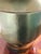 Metal Vintage Mid-Century Modern Hand-Spun Solid Brass Table Lamp With Original Pleated Shade For Sale - Image 7 of 7
