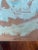 This stretched canvas and framed icec ream themed artwork is jazzy and abstract Paint, cardboard, and other mixed media...