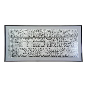 Massive Indian Marriage of Aristanemi Print Dilwara Jain Temple Mount Abu 103"
