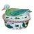 1980s Chinese Export Porcelain Duck Lidded Dish For Sale
