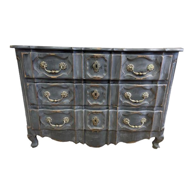 18th Century French Louis XV Lyonnaise Commode en Arbelete For Sale