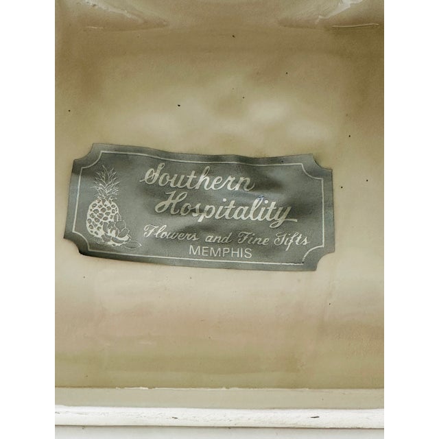 Large Vintage 1970s Italian Blanc De Chine Swan Handled Urn – 16" For Sale - Image 15 of 16