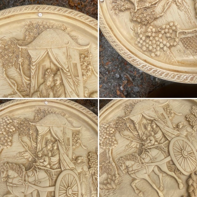 Mid Century Italian Hand Carved Celluloid Table For Sale In Savannah - Image 6 of 12