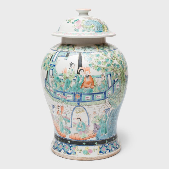 During the 18th century, Europeans provided an eager market for Chinese export porcelain, especially the colorful and...