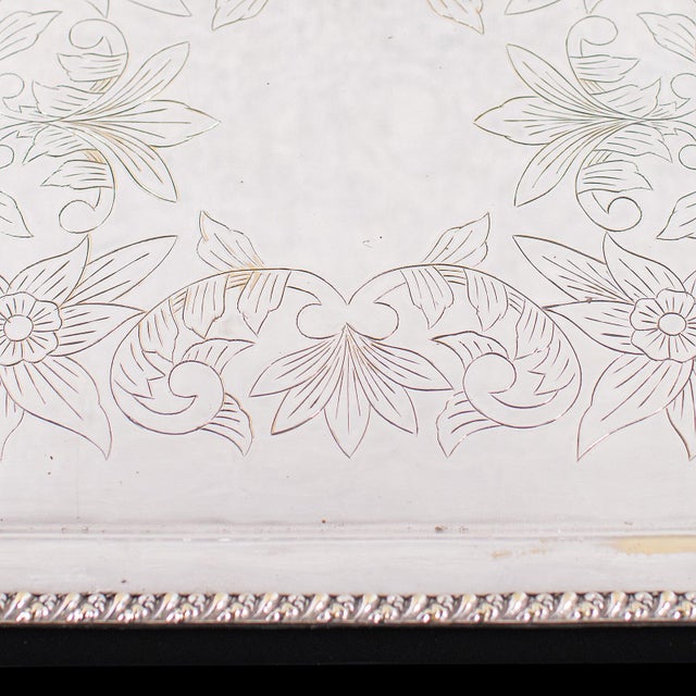 1900's Large Antique Presentation Tray For Sale - Image 4 of 12