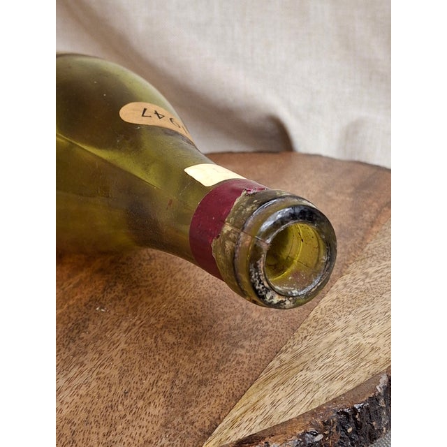 Vintage Empty 1947 Chambertin Wine Bottle Heublein Rare Wine Auction Provenance For Sale - Image 16 of 18