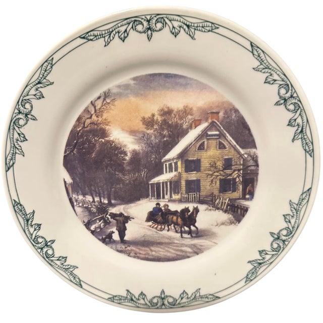 Currier and Ives Winter Scenes of the City of New York Plates - A Set of 4 For Sale - Image 4 of 9