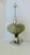 Stunning mid-century lamp with classic, modernist design combining the graceful swell of smoked glass atop a geometric,...