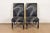 Mid-Century Modern Karl Springer Style Modern Parsons Upholstered Side Chairs or Dining Chairs, Pair For Sale - Image 3 of 14