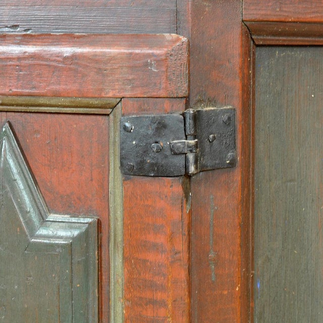 Swedish Farmhouse Corner Cabinet, 1817 For Sale - Image 12 of 14