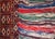 A beautiful mid-20th century Persian Turkmen Asmalyk, a hand-woven wool textile used in wedding processions to cover the...