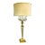 1970s Neoclassical Hollywood Regency Brass 5-Bulb Large Scale Table Lamp For Sale