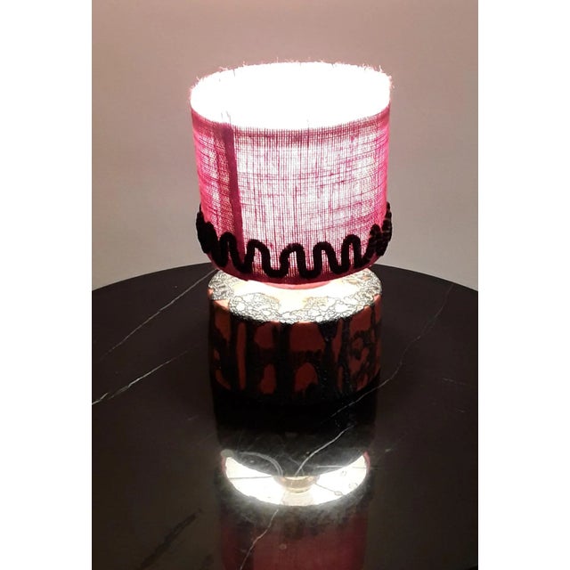 Vintage Table Lamp in the Fat Lava Style, 1970s For Sale - Image 6 of 7