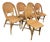 Serena & Lily Sunwashed Rivera Rattan Dining Side Chairs, Set of Five For Sale