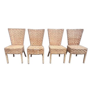 1970s Donghia Style Dining Chairs- Set of 4 For Sale