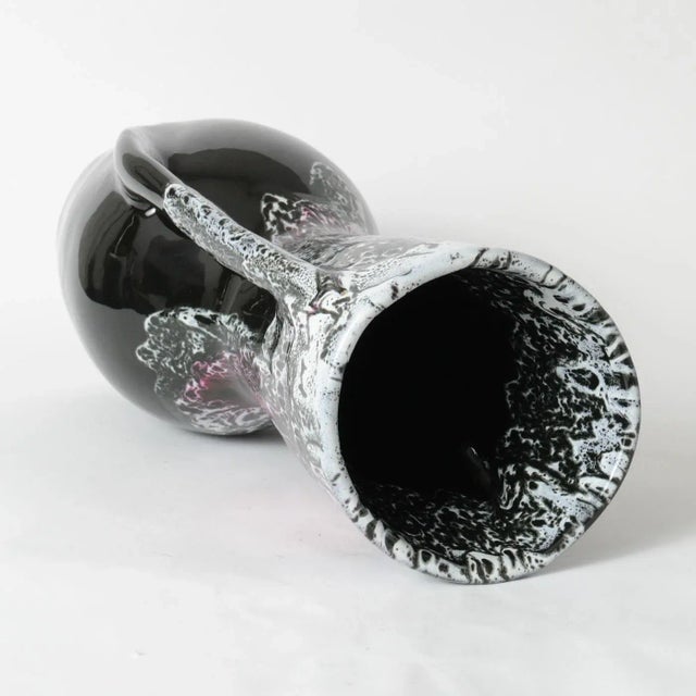 French Ceramic Vase from Vallauris, 1950s For Sale - Image 4 of 7