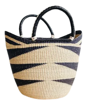 African Bolga Ghana Woven Yikene Basket