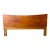 Vintage King Size Mid-Century Walnut Headboard For Sale