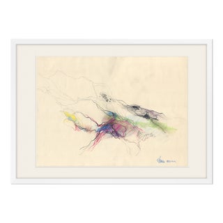 J. Hornan, Landscape, 1970s, Mixed Media on Paper For Sale