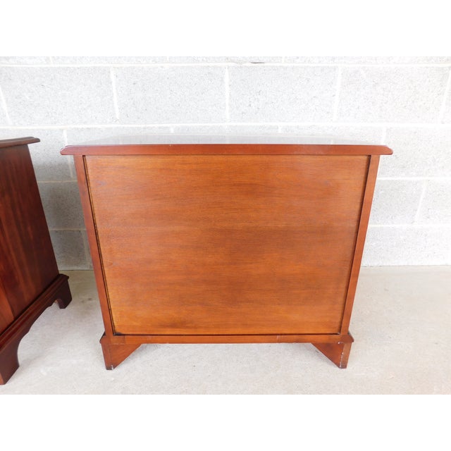 Superior Furniture Co. Goddard Block Front Style Nightstands - A Pair For Sale - Image 15 of 18